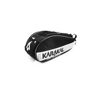 (White) Karakal Pro Tour Comp 2.2 Racket Bag 9 Racket Competition Double Shoulder Straps