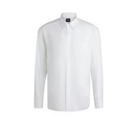 White Kent Collar Shirt Relaxed Fit - male - Hugo - Formal Shirts - White - S - Shirts S