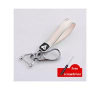 (White Keychain) Soft TPU Car Remote Key Case Cover Holder Shell Fob For Volkswagen VW