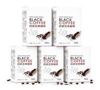 White Kidney Bean Black Coffee 2g x 10 | Medium Roast Instant Coffee, Hot & Iced, 10 Sticks(5 Boxes)