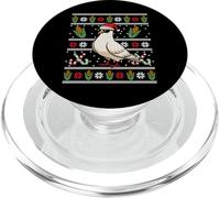 White King Pigeon Christmas Funny Bird Design PopSockets PopGrip for MagSafe