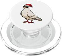 White King Pigeon Christmas Funny Bird Design PopSockets PopGrip for MagSafe