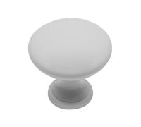 (White) Kitchen Cupboard Cabinet Door Drawer Round Knob Handle Terni by GTV 11 Colours