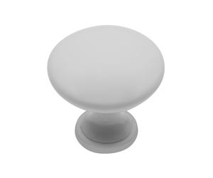 (White) Kitchen Cupboard Cabinet Door Drawer Round Knob Handle Terni by GTV 11 Colours