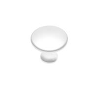 (White) Kitchen Cupboard Cabinet Door Drawer Round Knob Handle Udine by GTV 7 Colours