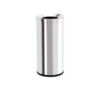 White Kitchen Trash Can, Top Open Bathroom Bin, Medium Wastebasket for Bedroom, Living Room, Office, Stylish Garbage Container for Home & Office Use