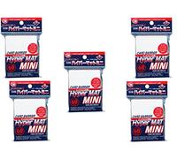 [White] KMC Card Barrier Hyper Mat Mini Sleeves 60pcs × 5 Sets (5 Packs/Total 300 Sheets) from Japan