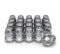 White Knight 1707S-20AM Chrome M12x1.50 Bulge Acorn Lug Nut 20 Count (Pack of 1)