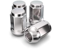 White Knight 1907HR M12X1.50 Radius Seat Lug Nut 4 Pack
