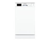 White Knight WK-AT45FSDW White 45cm Freestanding Dishwasher, 10 Place Settings - E Rated, H85 x W44.8 x D59.8 (cm)