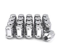 White Knight M12x1.50 Solid Piece Bulge Acorn Lug Nuts (NO Cap) for Select Aftermarket & Factory Wheels EZ to Install Durable Carbon Steel Sty