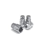 White Knight Wheel Accessories 40900S M12x1.50 Acorn Wheel Lock Set, Chrome, 14mm x 1.50