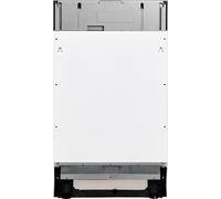 White Knight WK-AT45BIDW Fully Integrated Slimline Dishwasher, 10 Place Settings, E Energy Rated, H82 x W44.8 D55 (cm)