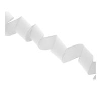 White Knitted Flat Elastic Tape - 5 Metres x 25 mm / 1" Wide - Strong Elastic Band for Sewing, Dressmaking, Waistbands, Tracksuits, Personal Underwear & Crafts