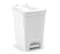 White Koral Pedal Bathroom Bin 25x34x40 Cm 20 Lt - ABM - Trash