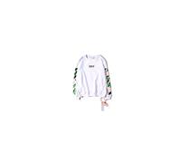 (White,L)Cool Off White Co Virgil Abloh Sweatshirt Coat Sweater Pullover Hoodie