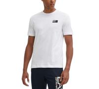 Men's EA7 Emporio Armani Visibility Crew T-Shirt White - White/White/White - Size: 40/Regular