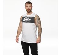 (White, L) Nike Mens Vest Retro Big Logo Sports Gym Sleeveless Tank Top