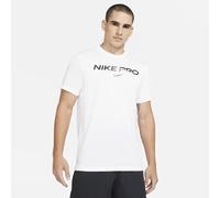 (White, L) Nike Pro Mens T Shirt Dri Fit Gym Tee DA1587