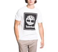 (White, L) Timberland Mens Printed T Shirts Casual Cotton Top
