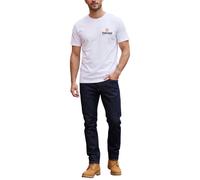 (White, L) Timberland Mens T Shirts Casual Summer Top