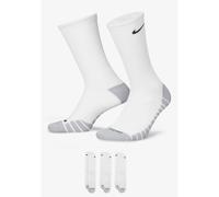 (White, L (UK8 - UK11)) Nike Dri Fit Mens Cushion Crew Socks SX5547
