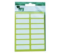 WHITE LABELS 12X38MM 232150