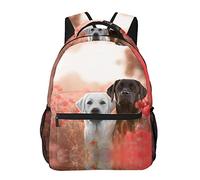 White Labrador Print Lightweight Casual Student Backpack Backpack For Teenagers Students