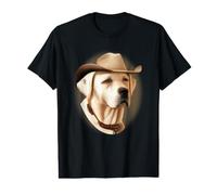 White Labrador Retriever Dog - Funny Sherif Cowboy White Lab Value Graphic T-Shirt