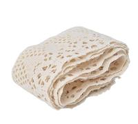White Lace Trim 10 Yards for Sewing DIY Crafts | Soft skin friendly cotton lace ribbon for gift wrapping party decorations with elegant design