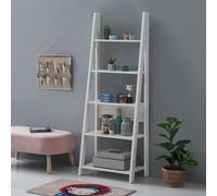 White Ladder Bookcase Storage Rack Display Shelf Home Office Desk Organiser