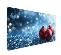 White Large Gaming Mouse Pad 39.3x19.6x0.12 Inch Extended Mouse Mat Starlight, Desk Mat XXL with Waterproof, Non-Slip Rubber Base for Stable Grip on Smooth Surfaces, for Home, Office, PC, Model 276