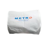 White Large Laundry Storage Shopping Bags, Strong and Durable Clothes Bags for Duvets Pillows, Tote Bags with Reinforced Handles for Garden Cushions, Underbed Bags with Double Zips