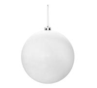 White Large Shatterproof Bauble