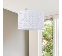 White Laser Cut 30cm Pendant Light Shade
