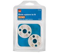 White Lawnmower Blade Spacers, Pack Of 2