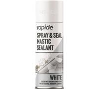 White Leak Sealer Spray - 400ml - Tough Waterproof Sealant - Ideal for Drain & Plastic Pipe Leaks & Cracks - Instant Repair & Long Lasting Protection - Interior & Exterior Use