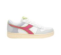 White Leather Low Top Sneaker, female, Diadora, Sneakers, White, 4 UK, Shoes 4 UK