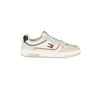 White Leather Men Sneaker - male - Tommy Hilfiger - Sneakers - Multicolor - 10 UK - Shoes 10 UK