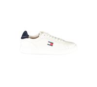 White Leather Men Sneaker - male - Tommy Hilfiger - Sneakers - White - 9 UK - Shoes 9 UK