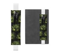 White Leather Pen Holder Bookmark YYHWHJDE Ancient Trees Prints Adjustable Elastic Band 8.3-1.8 inch for notebooks Diaries Hardcover Journal