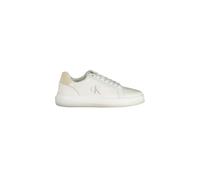 White Leather Platform Trainers - male - Calvin Klein - Sneakers - White - 10 UK - Shoes 10 UK