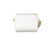 White Leather Shoulder Bag with Adjustable Strap- female- Coccinelle- Cross Body Bags- White- ONE SIZE- Bags ONE SIZE