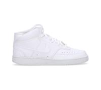 White Leather Sneaker with Embroidered Logo, male, Nike, Trainers, White, 8 1/2 UK, Sport 8 1/2 UK
