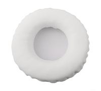White Leatherette Sponge Foam Headphone Ear Pads Replacement Cushions 45mm-110mm Noise Isolation Ear Covers for Over Ear Headphones Comfortable For Durable Design(75mm)