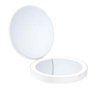White LED Shaving/Make Up Folding Travel Mirror 1x/7x Magnification Smedbo UK White One Size