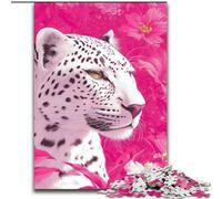 White Leopard 1000 Piece Jigsaw Puzzles for Teenagers, Staycation Kill Time Birthday Present, Gifts, Wall Art for 14+ (26x38cm)