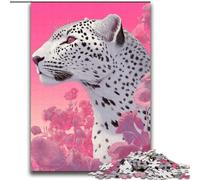 White Leopard 2000 Piece Jigsaw Puzzles, for Educational Game Challenge Toy Birthday Present, Gifts, Wall Art (70x100cm)