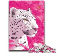 White Leopard Puzzles 2000 Pieces for Teenagers,Challenging To Complete But Fun And Humorous Unique Home Decor And Gifts (70X100cm)