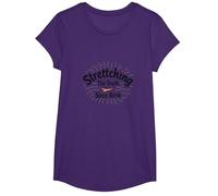 White Lie Humor: Stretching The Truth Since Birth T-Shirt, Girls, Purple, XS